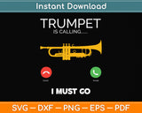 Funny Trumpet Calling Svg Png Dxf Digital Cutting File