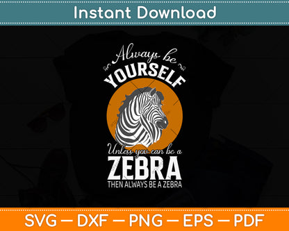 Funny Zebra Zoo Animals Costume Vintage Gift Svg Png Dxf Digital Cutting File