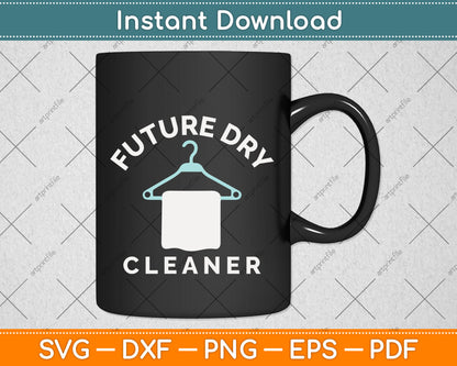 Future Dry Cleaner Svg Png Dxf Digital Cutting File