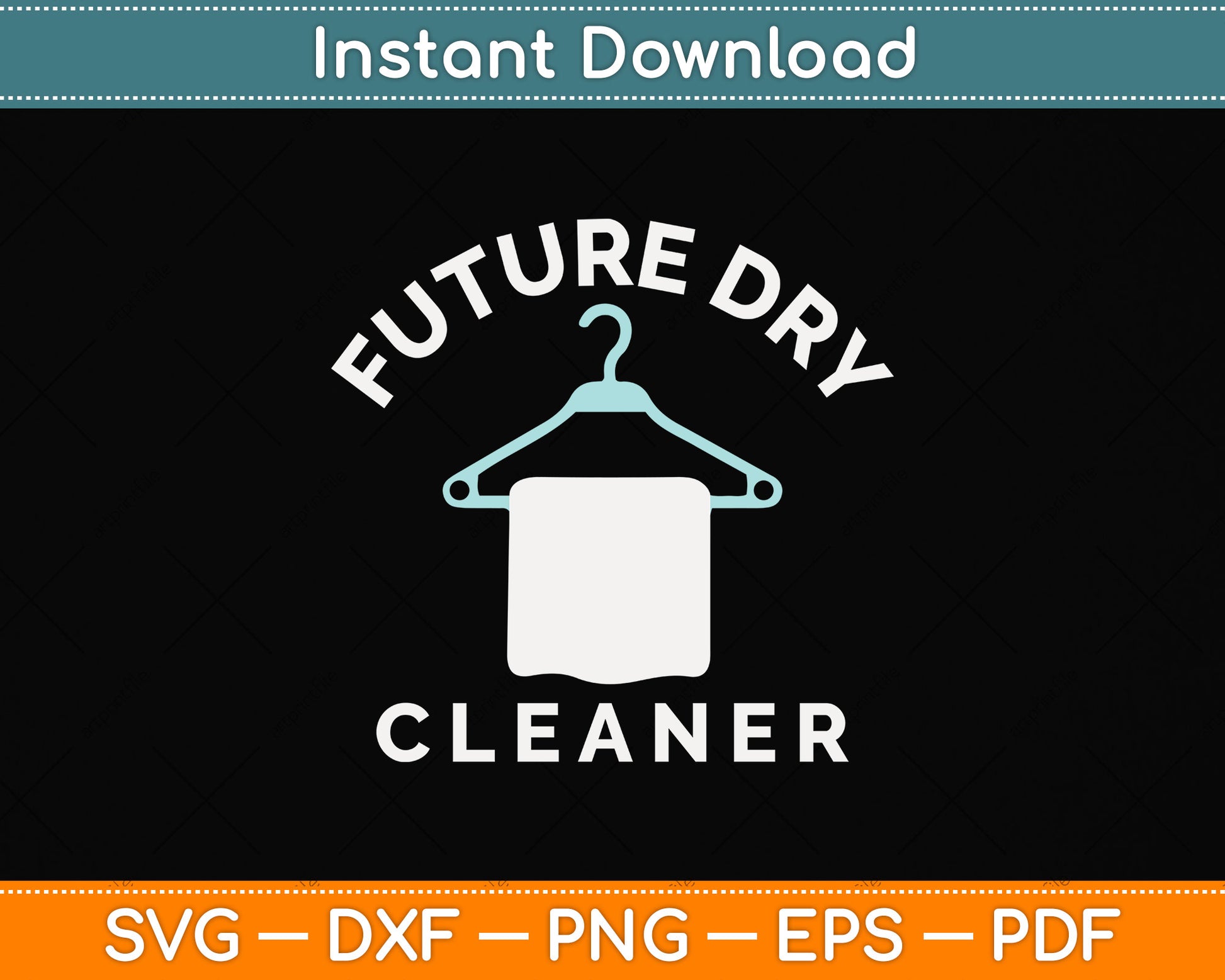 Future Dry Cleaner Svg Png Dxf Digital Cutting File