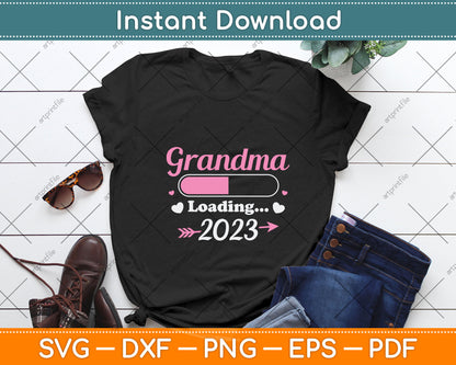 Grandma Loading 2023 Svg Png Dxf Digital Cutting File