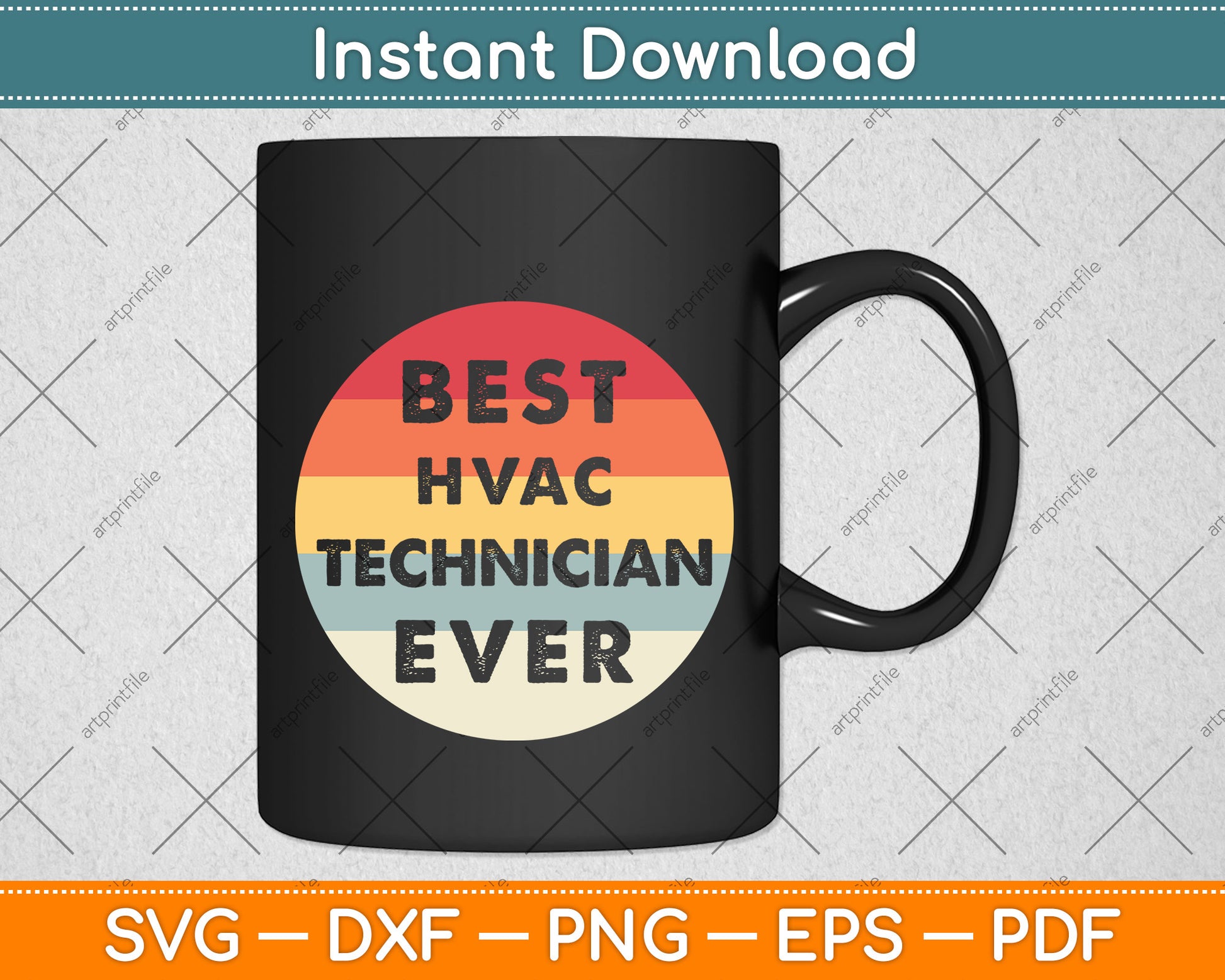HVAC Technician Ever AC Repairman Tech Job Funny Svg Png Dxf Digital Cutting File