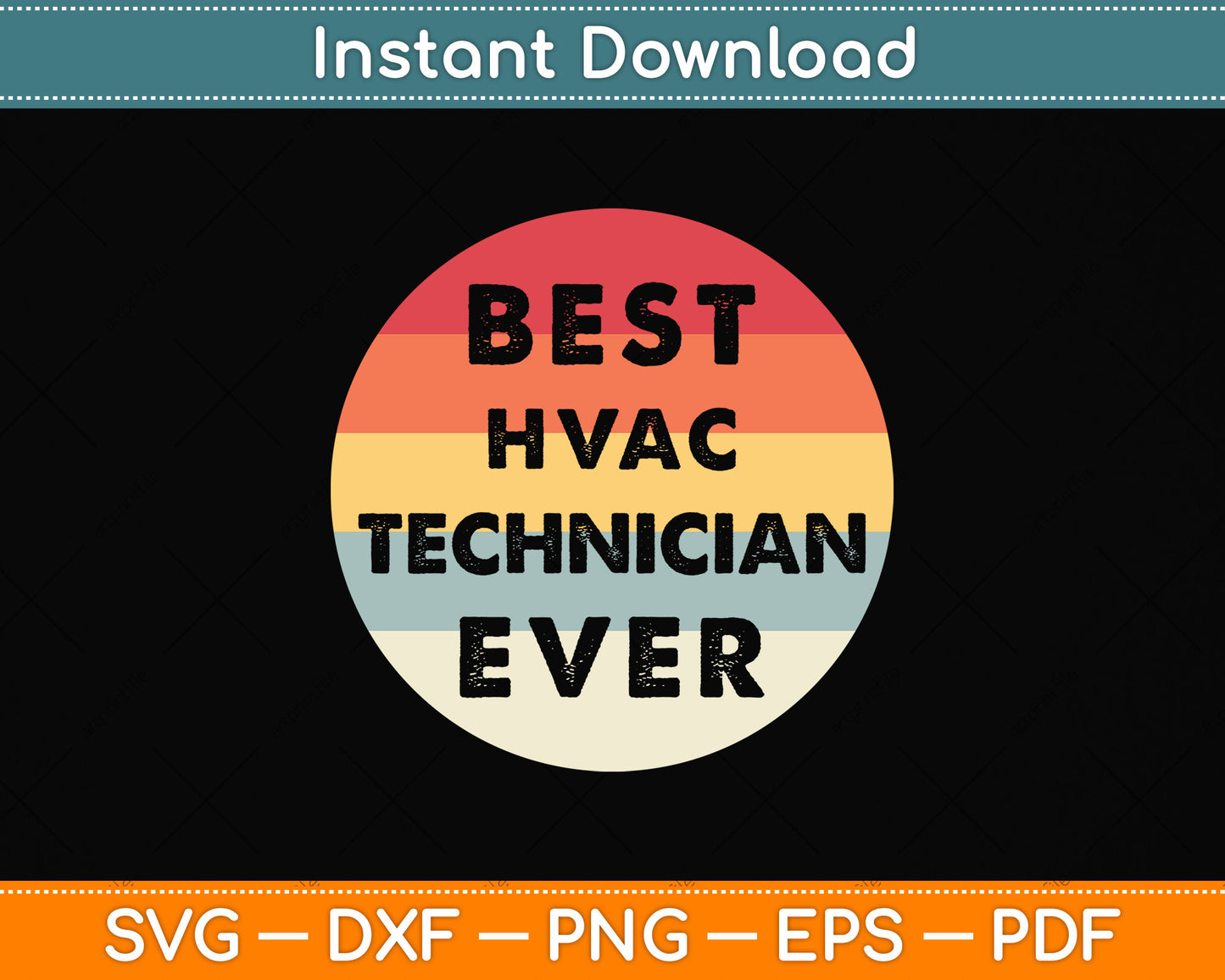HVAC Technician Ever AC Repairman Tech Job Funny Svg Png Dxf Digital Cutting File