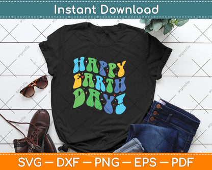 Happy Earth Day Svg Png Dxf Digital Cutting File