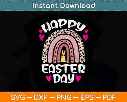 Happy Easter Day Rainbow Svg Png Dxf Digital Cutting File