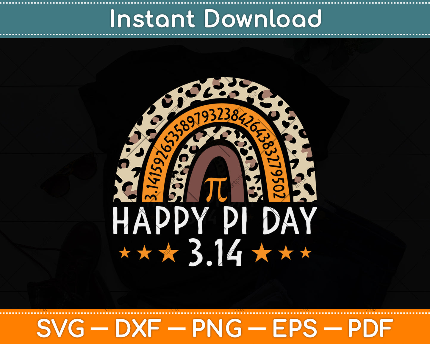 Happy Pi Day Mathematic Math Teacher Svg Png Dxf Digital Cutting File