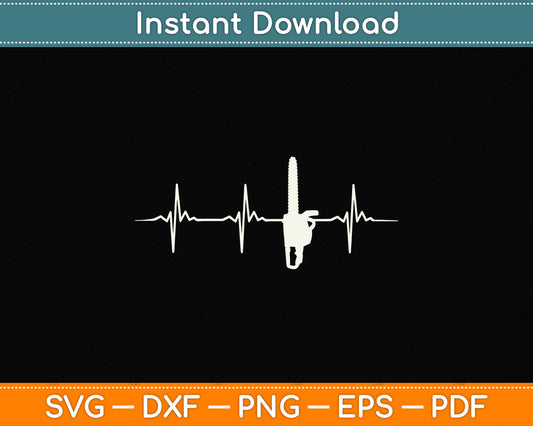 Heartbeat Arborists Svg Png Dxf Digital Cutting File