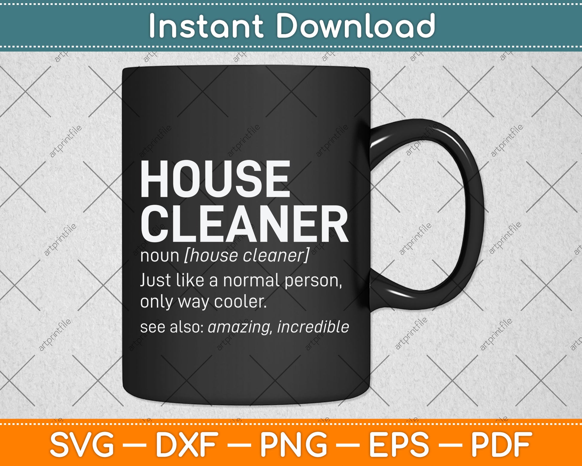 House Cleaner Definition Svg Png Dxf Digital Cutting File