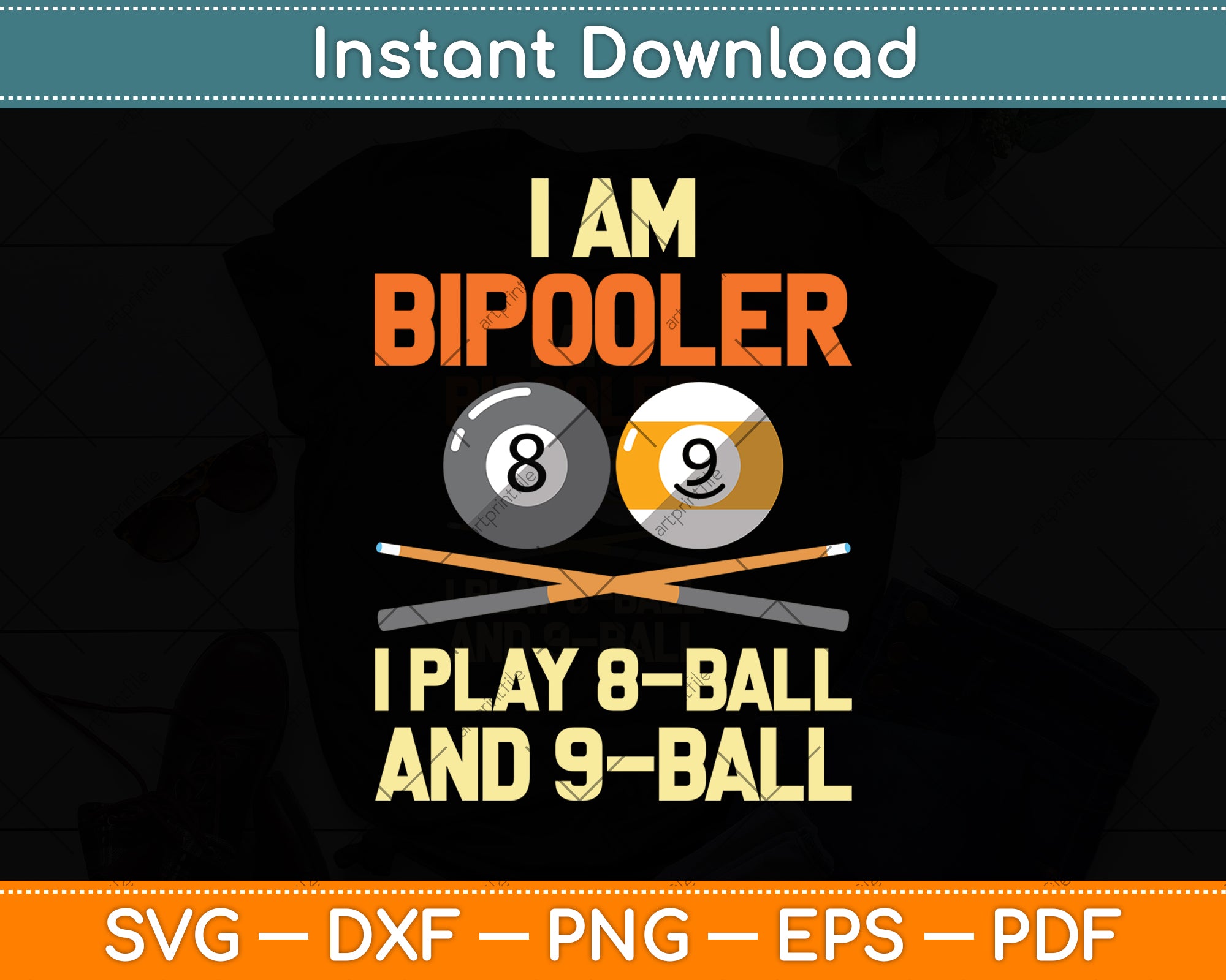 8 Ball Svg Pool Svg Billiards Svg Instant Download SVG PNG 