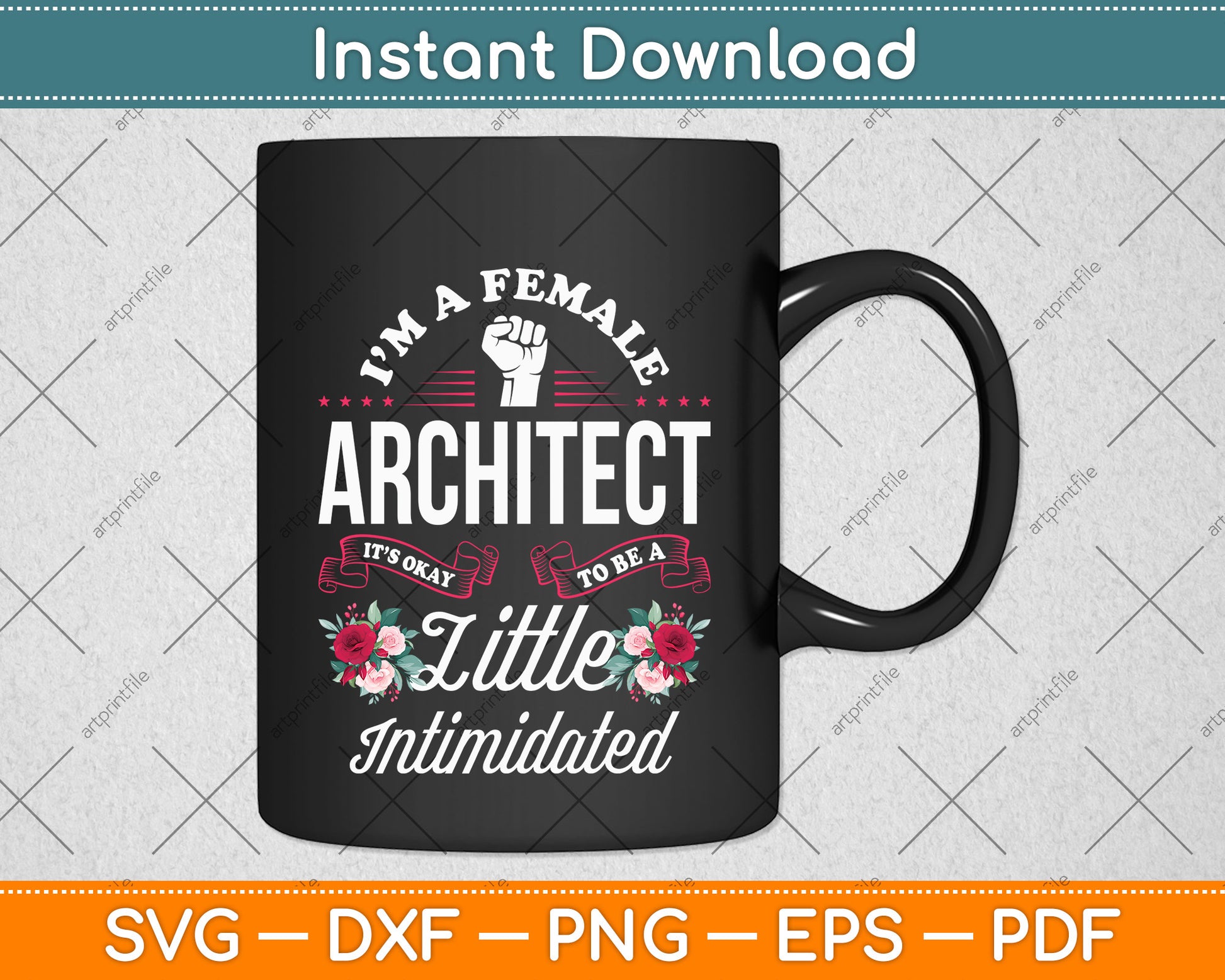 I’m A Female Architect It’s Okay To Be A Little Intimidated Svg Digital Cutting File