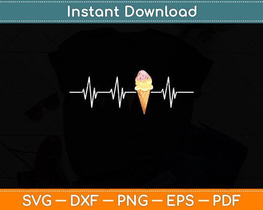 Ice Cream Lover Svg Png Dxf Digital Cutting File