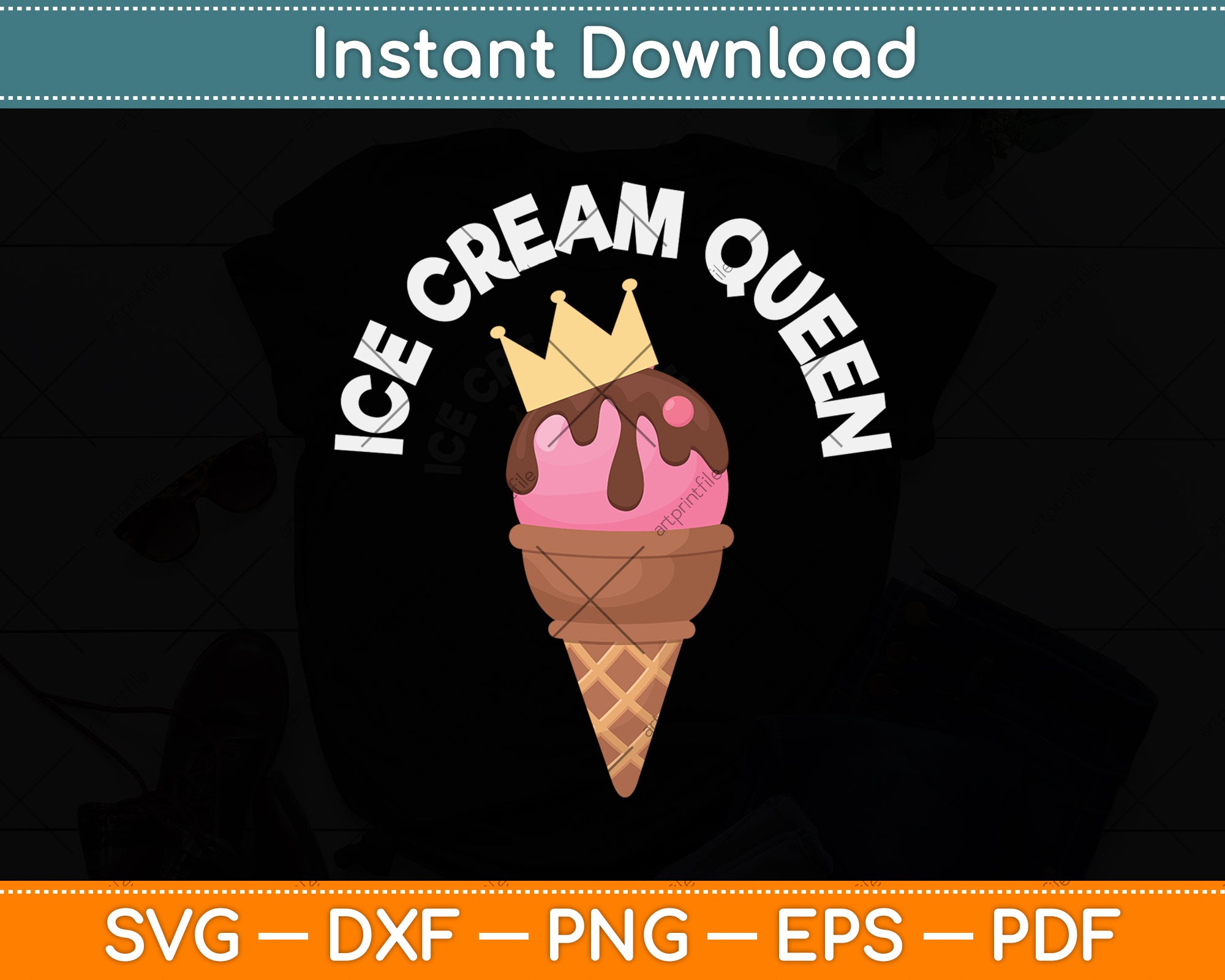 Ice Cream Stand SVG Cut File