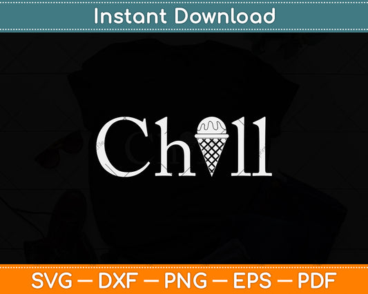 Ice Cream Summer Svg Png Dxf Digital Cutting File