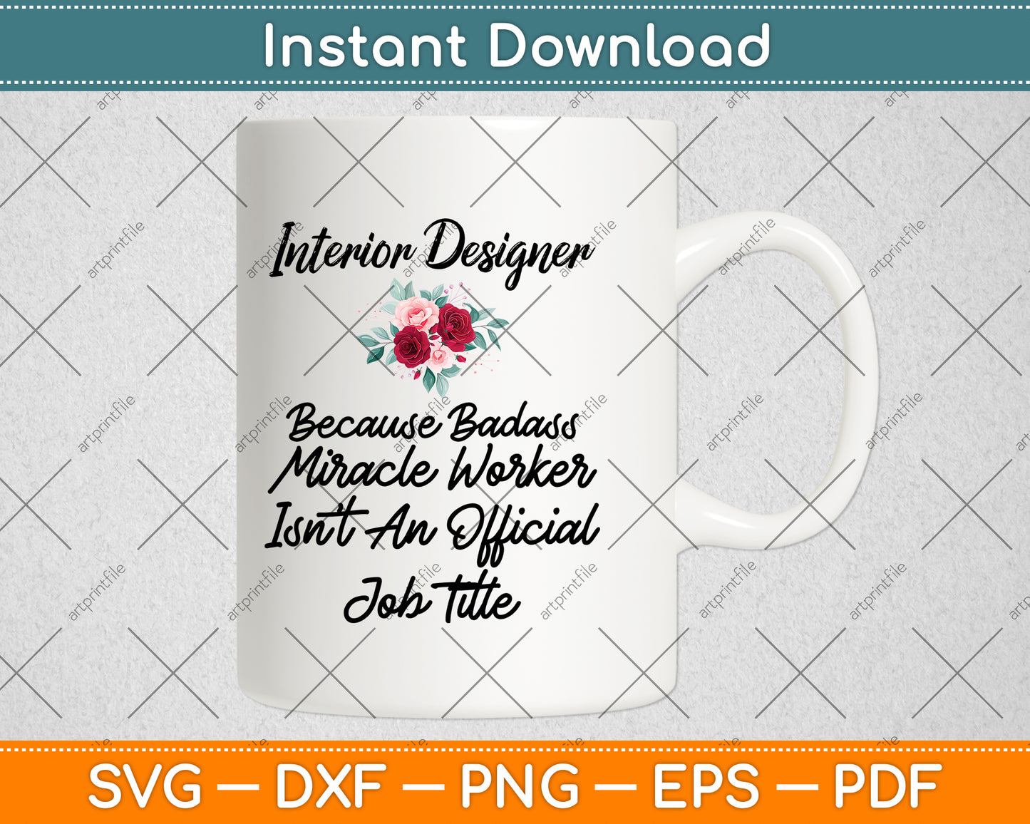 Interior Designer Because Badass Miracle Worker Isn't An Official Job Title Svg File