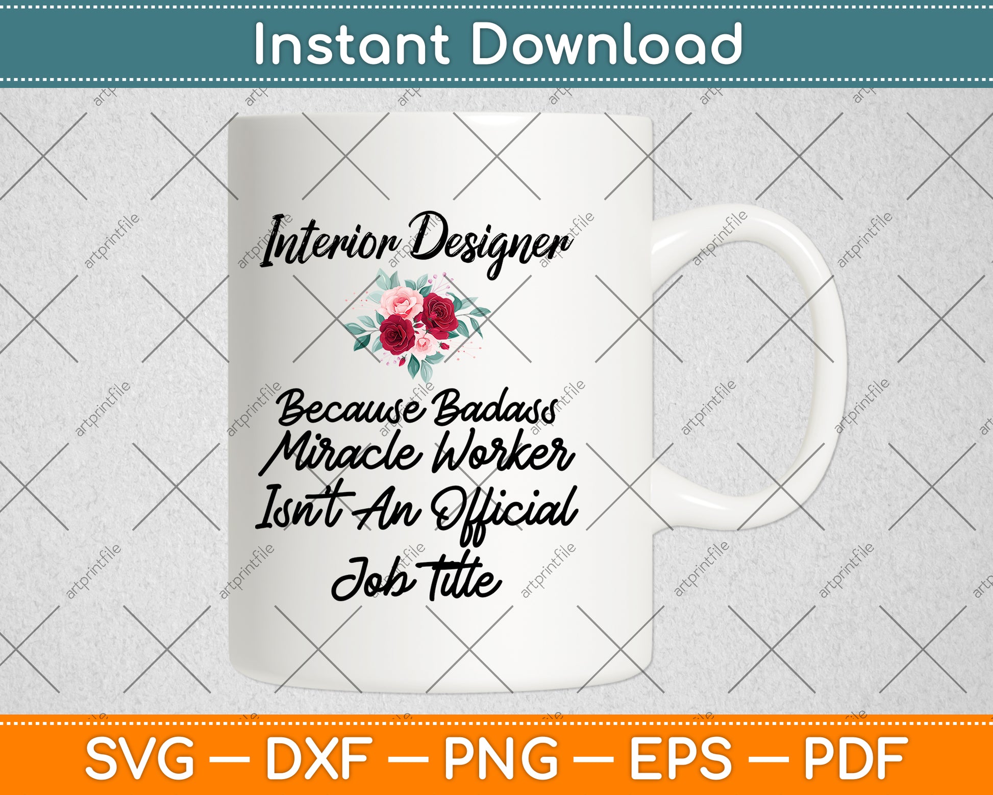 Interior Designer Because Badass Miracle Worker Isn't An Official Job Title Svg File