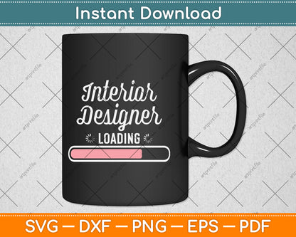 Interior Designer Loading Svg Png Dxf Digital Cutting File