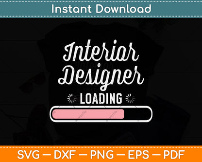Interior Designer Loading Svg Png Dxf Digital Cutting File