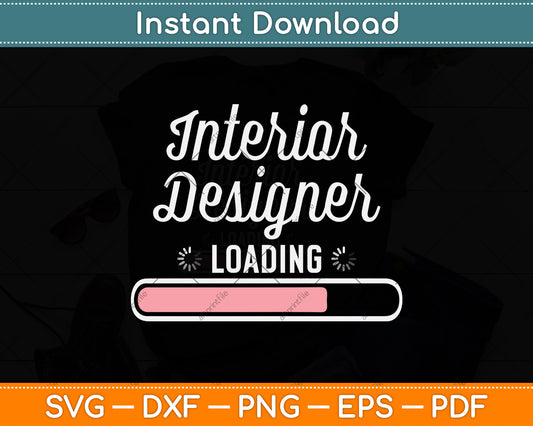 Interior Designer Loading Svg Png Dxf Digital Cutting File