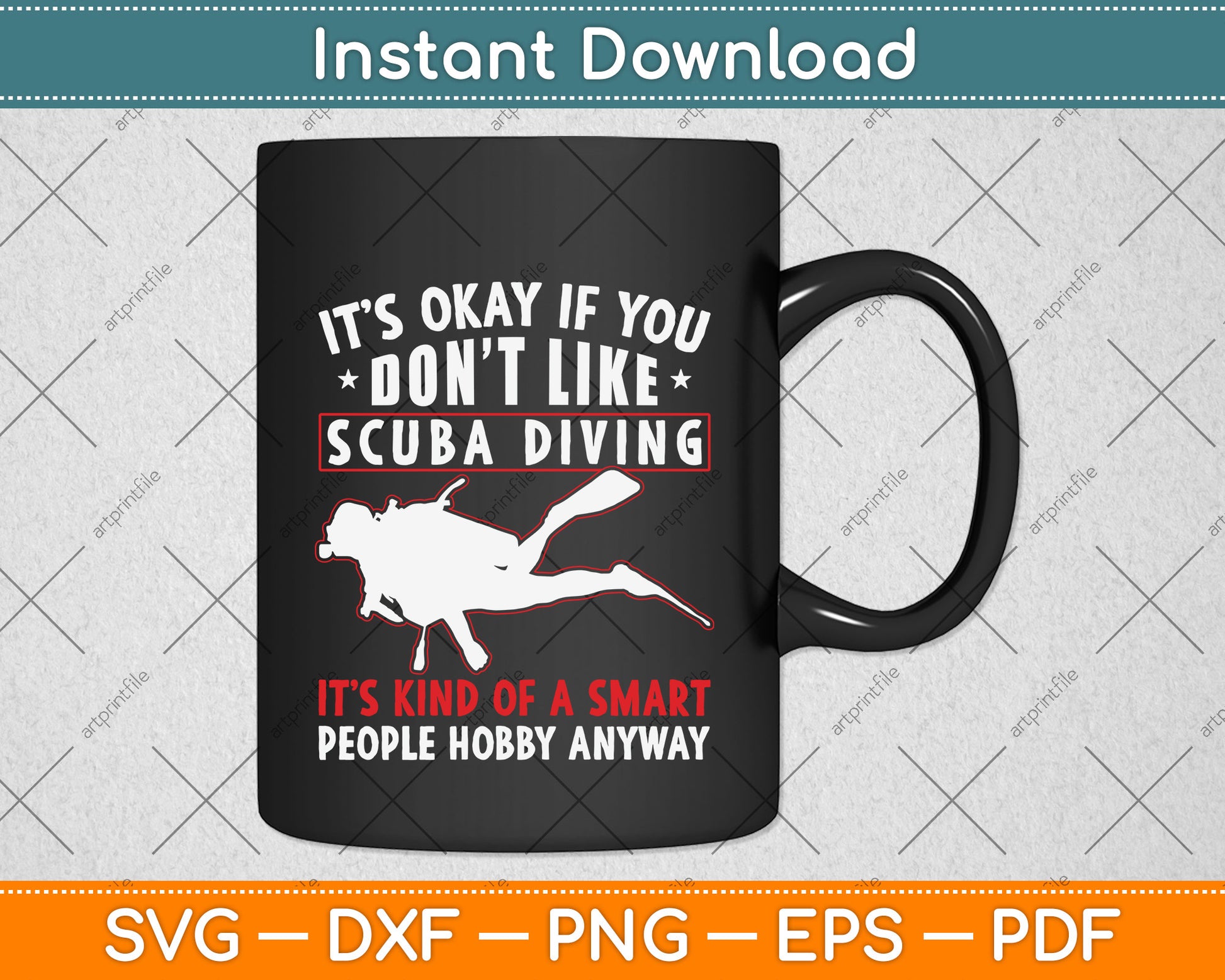 It’s Okay If You Don't Like Scuba Diving Svg Png Dxf Digital Cutting File