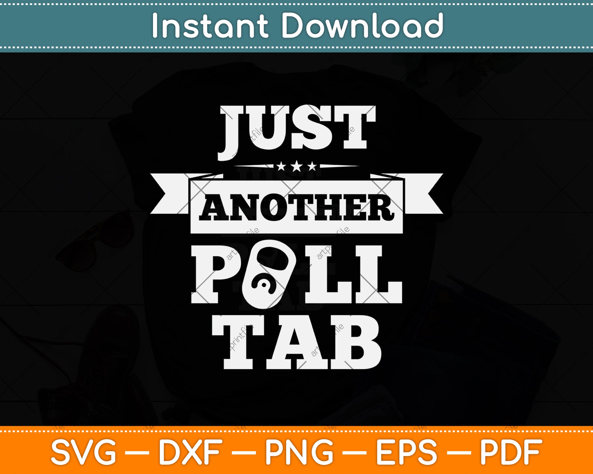 Just Another Pull Tab - Metal Detector Detecting Funny Svg Png Dxf Digital Cutting File