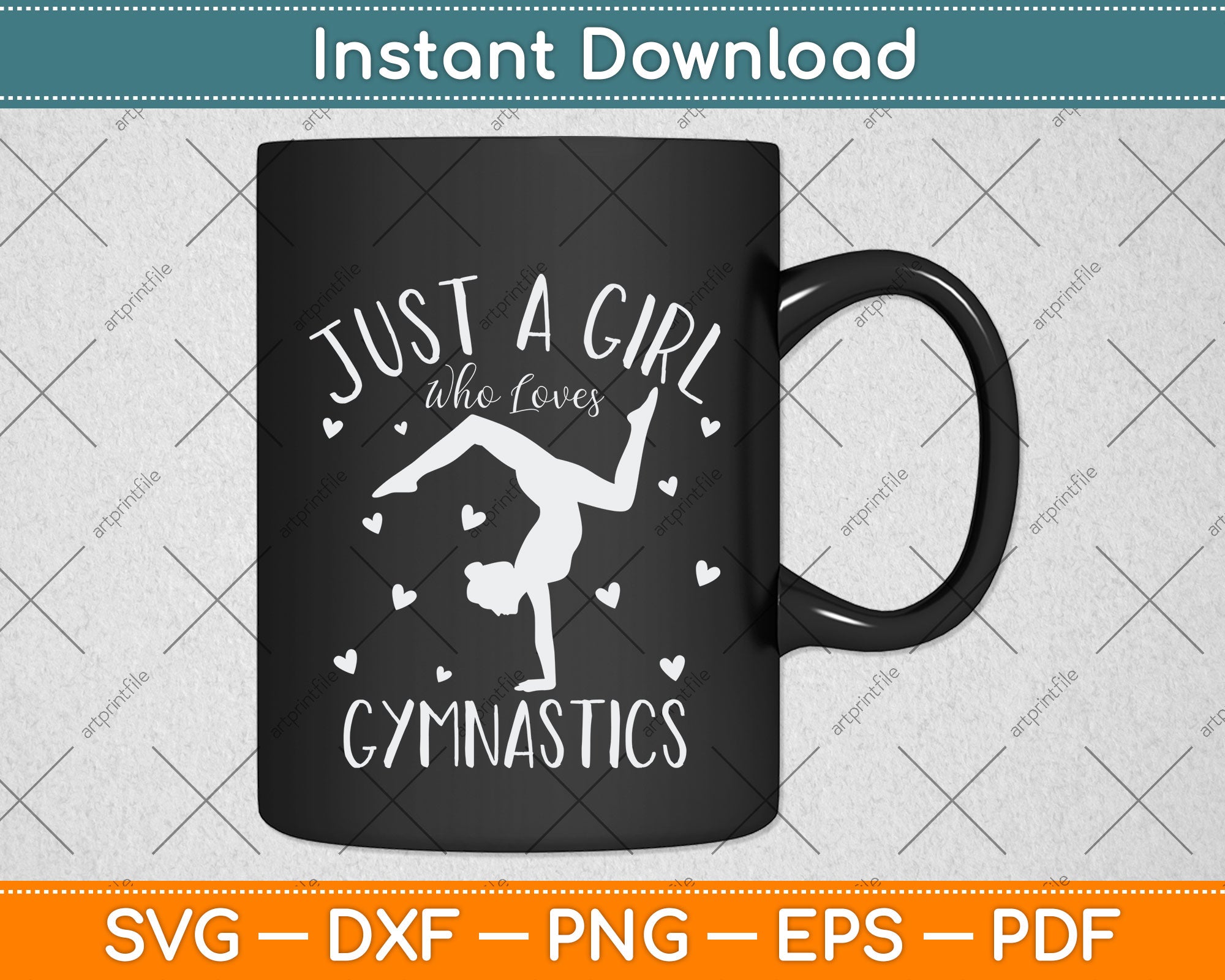 Gymnastics Silhouette SVG & PNG