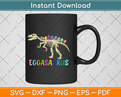Kids Easter Dino Egg Hunt Dinosaur Svg Png Dxf Digital Cutting File