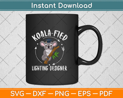 Lighting Designer Koala Lighting Svg Png Dxf Digital Cutting File