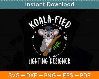 Lighting Designer Koala Lighting Svg Png Dxf Digital Cutting File