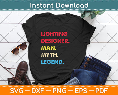 Lighting Designer Man Myth Legend Svg Png Dxf Digital Cutting File