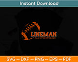 Lineman All Guts No Glory Football Svg Png Dxf Digital Cutting File
