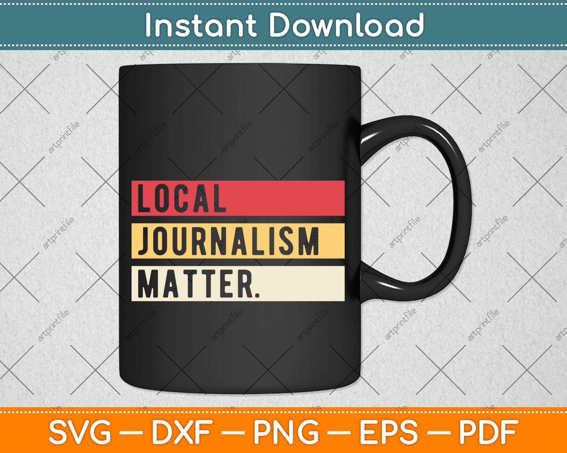 Local Journalism Matter Journalist Reporter Svg Png Dxf Digital Cutting File
