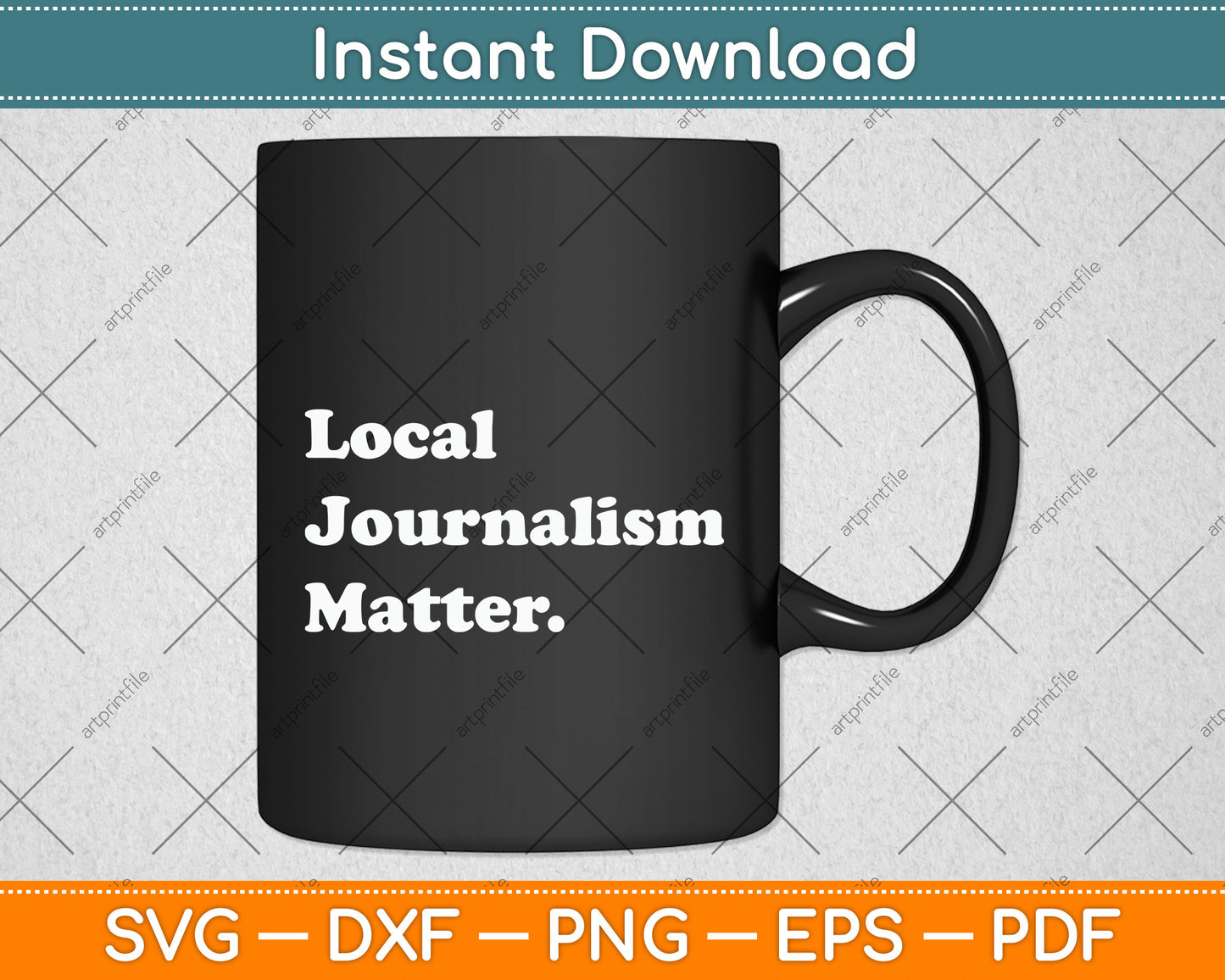 Local Journalism Matter Journalist Reporter Svg Png Dxf Digital Cutting File