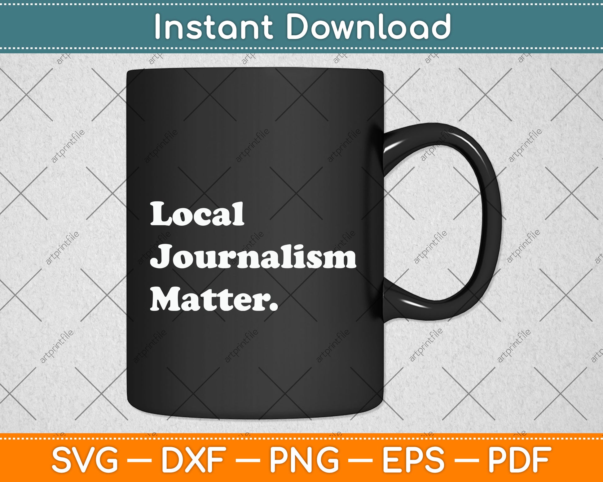 Local Journalism Matter Journalist Reporter Svg Png Dxf Digital Cutting File