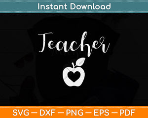 Love My Teacher Fathers Day Svg Png Dxf Digital Cutting File