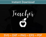 Love My Teacher Fathers Day Svg Png Dxf Digital Cutting File