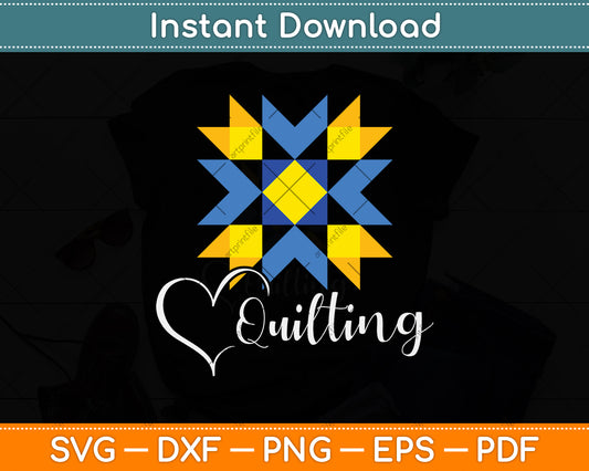 Love Sewing Quilting Svg Png Dxf Digital Cutting File