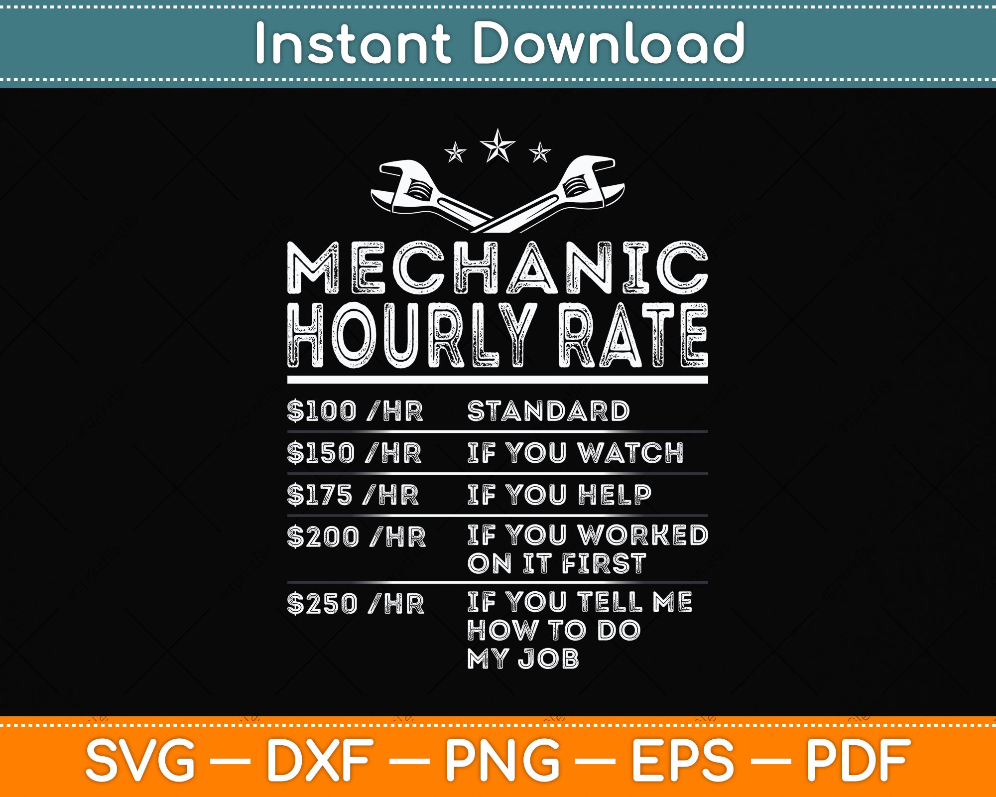 Mechanic Hourly Rate Mug, Funny Mechanic Gift, Auto Mechanic