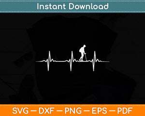 Metal Detecting Heartbeat Svg Png Dxf Digital Cutting File