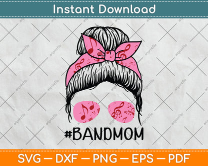 Mother's Day Messy Hair Svg Png Dxf Digital Cutting File