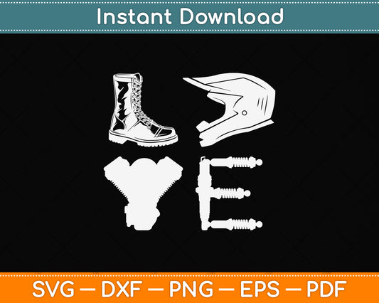 Motorcycle Lover Fathers Day Svg Png Dxf Digital Cutting File
