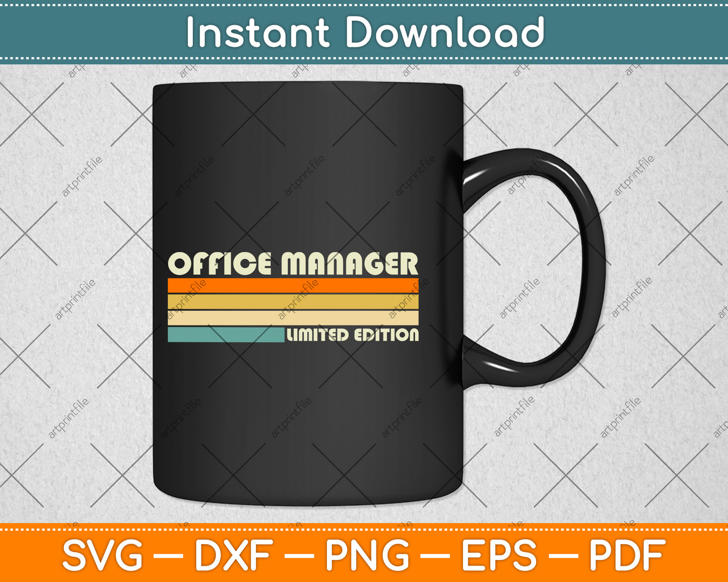 Office Manager Limited Edition Funny Birthday Svg Png Dxf Digital Cutting File