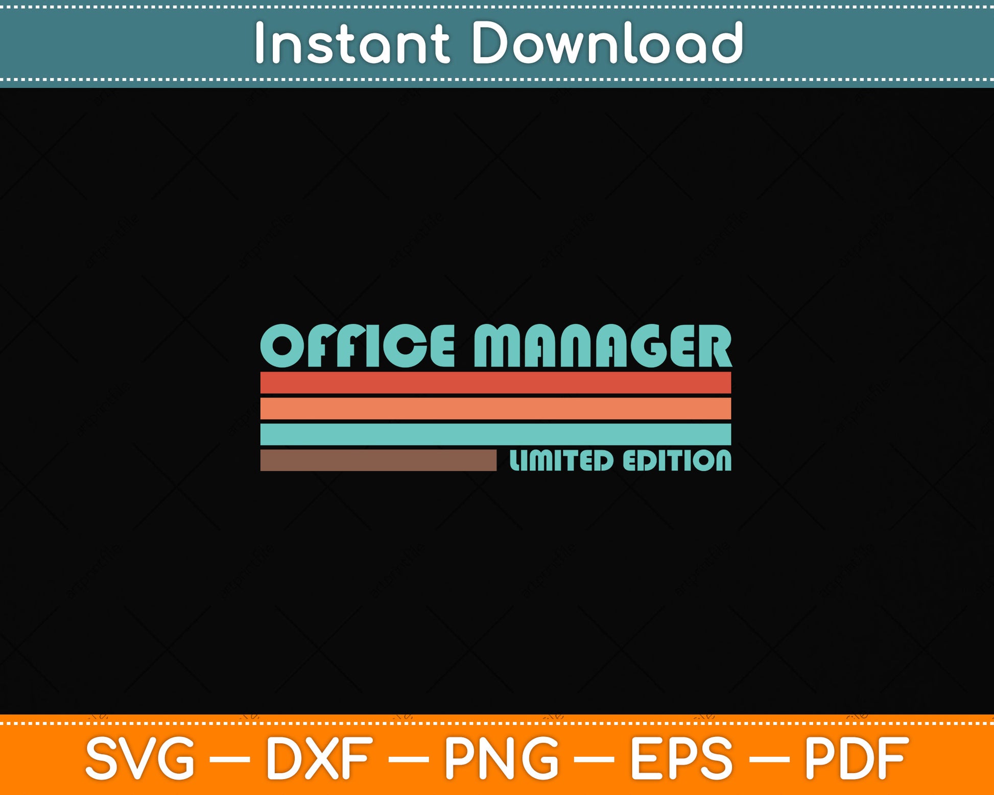 Office Manager Limited Edition Funny Birthday Svg Png Dxf Digital Cutting File