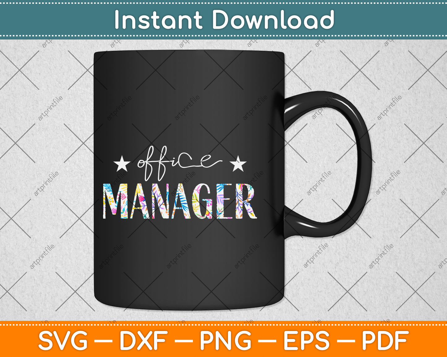 Office Manager Svg Png Dxf Digital Cutting File