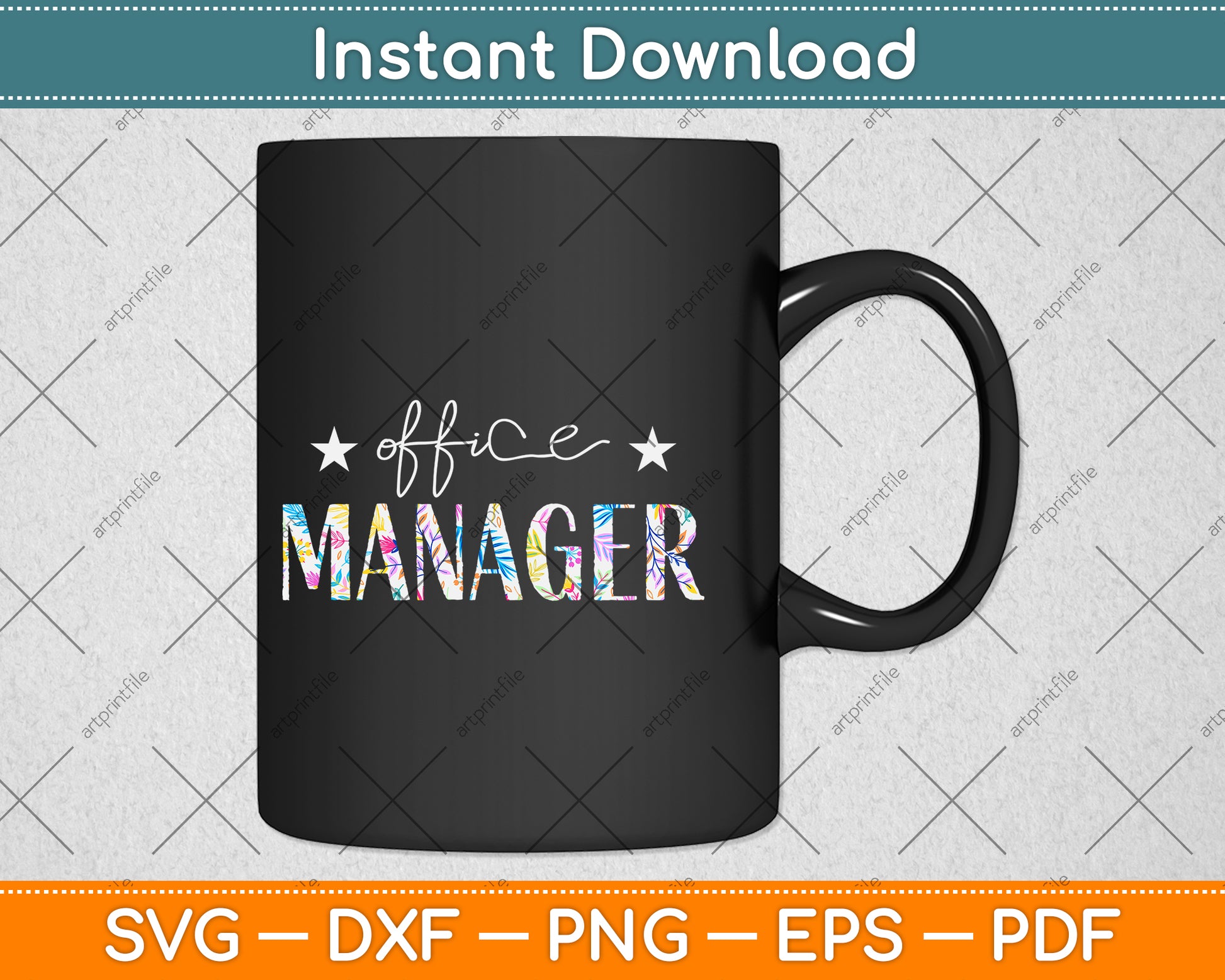 Office Manager Svg Png Dxf Digital Cutting File