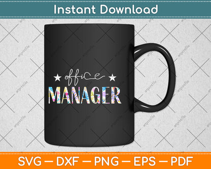 Office Manager Svg Png Dxf Digital Cutting File