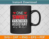 One Sweet Teacher Assistant Svg Png Dxf Digital Cutting File