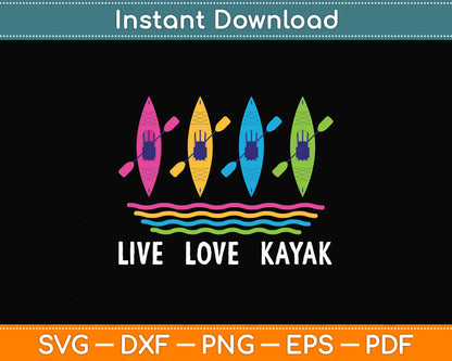 Outdoor Funny Kayaking Boating Svg Png Dxf Digital Cutting File