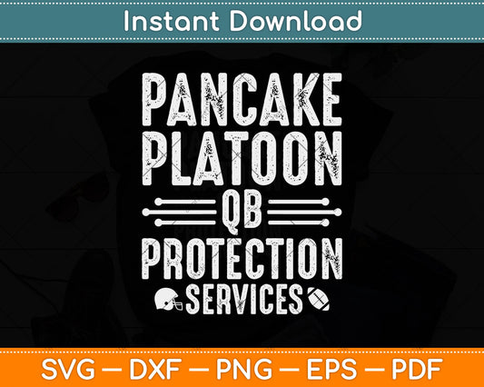 Pancake Platoon Qu Protection Services Svg Png Dxf Digital Cutting File