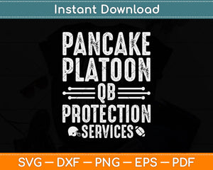 Pancake Platoon Qu Protection Services Svg Png Dxf Digital Cutting File