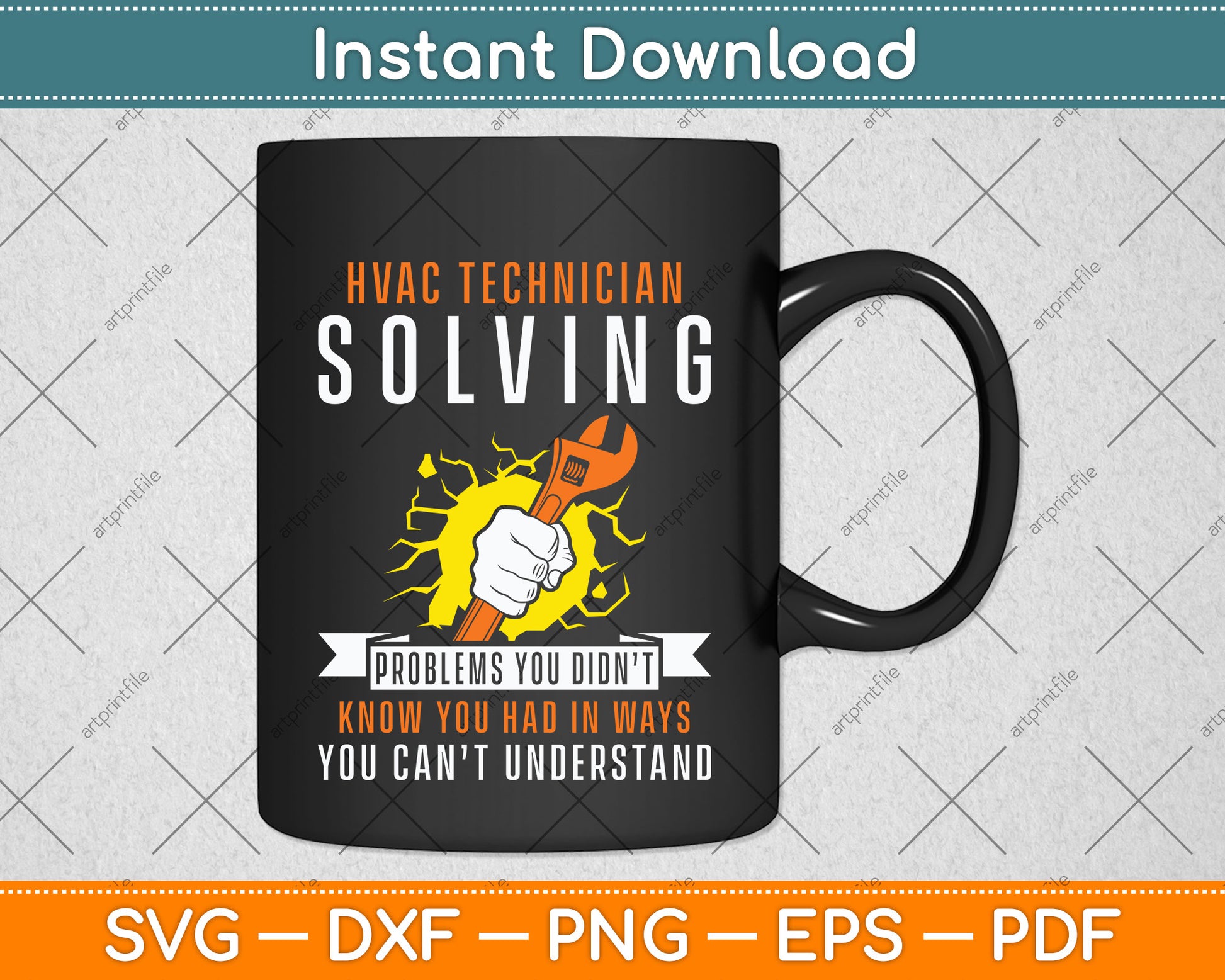Professional HVAC Tech Gift AC Repairman HVAC Technicians Svg Digital Cutting File